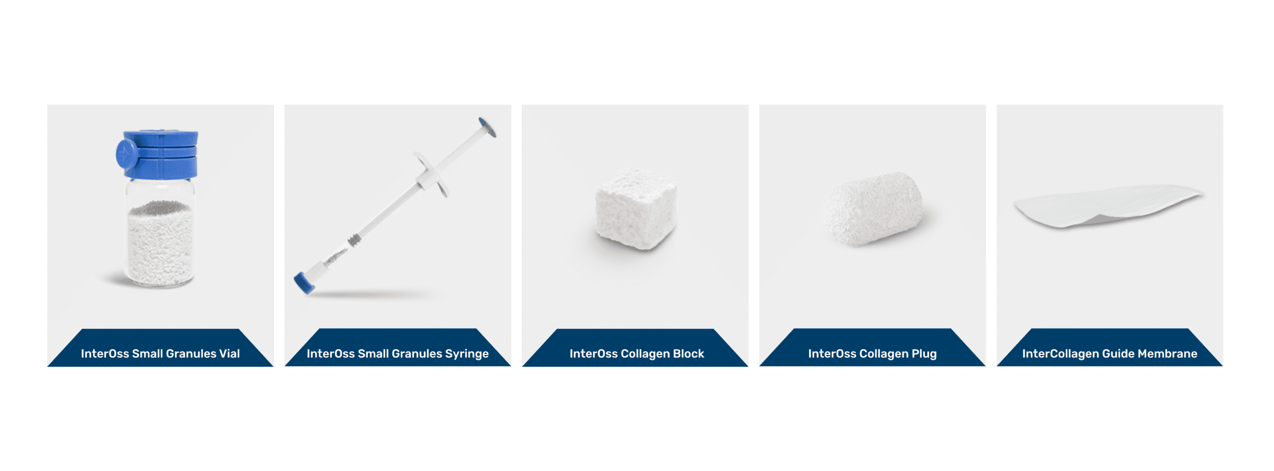 InterOss biomaterials dental grafting